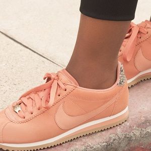 Nike ALC Pink & Snakeskin Suede Cortez